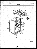 CABINET PARTS Diagram and Parts List for ATG170NCD0  Frigidaire Refrigerator