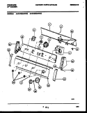 CONSOLE AND CONTROL PARTS Diagram and Parts List for WA3900AWW2  Frigidaire Washer