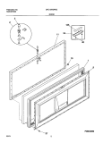 DOOR Diagram and Parts List for GFC15M3AW2  Gibson Freezer