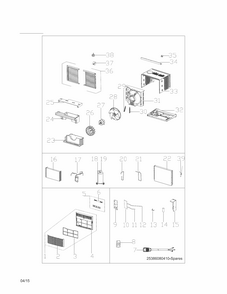 Part Location Diagram of 5304476520 Frigidaire FILTER