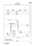 WIRING SCHEMATIC Diagram and Parts List for FEF365BWB  Frigidaire Range