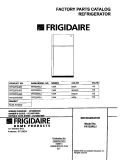 COVER Diagram and Parts List for FRT22RGJB2  Frigidaire Refrigerator