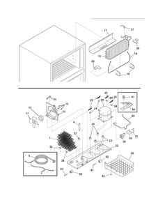 System Diagram and Parts List for FPUI2188LR2  Frigidaire Refrigerator