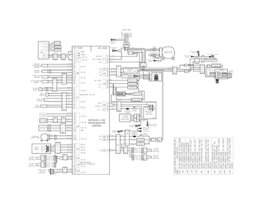 Wiring Schematic Diagram and Parts List for E23BC79SPS0  Electrolux Refrigerator