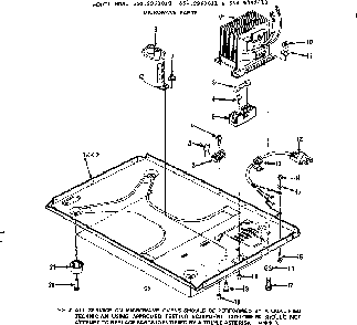 Microwave Parts Diagram and Parts List for 5649968010  Kenmore Microwave