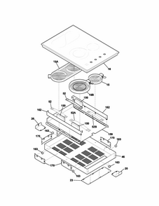Part Location Diagram of 318079390 Frigidaire MAIN TOP Assembly