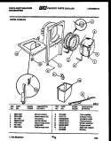 Part Location Diagram of 3015168 Frigidaire BASE-WITH CASTERS