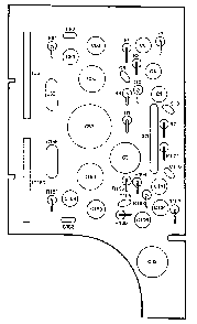 Cassette Player Circuit Board Diagram and Parts List for 5648998310  Kenmore Microwave