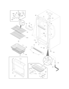 Part Location Diagram of 297367300 Frigidaire Wire Shelf - White