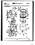 TUB AND WATER INLET Diagram and Parts List for WL24F4WWMA  Gibson Washer