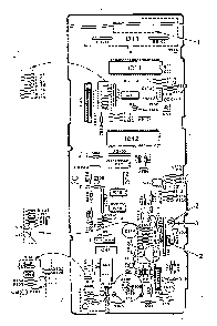 Power And Control Circuit Board Diagram and Parts List for 5648888520  Kenmore Microwave