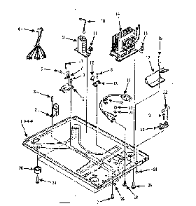 Microwave Parts Diagram and Parts List for 5648786280  Kenmore Microwave