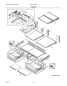 Part Location Diagram of 5304534870 Frigidaire SCREW,PHIL PAN HILO,.63 IN