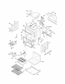 Upper Oven Diagram and Parts List for 79047872407  Kenmore Wall Oven