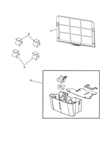 Part Location Diagram of 5304516975 Frigidaire FILTER