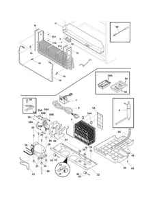 Part Location Diagram of 240346502 Frigidaire BRACKET-SUPPORT