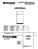 COVER Diagram and Parts List for MRT18DNCD1  Frigidaire Refrigerator