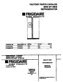 COVER Diagram and Parts List for FRS26ZSGW2  Frigidaire Refrigerator