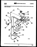BURNER, MANIFOLD AND GAS CONTROL Diagram and Parts List for 30-7647-23-03  Tappan Range