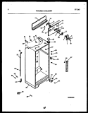 CABINET PARTS Diagram and Parts List for TGK210KN0W  Kelvinator Refrigerator