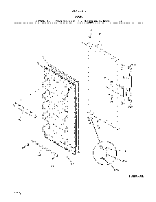 Door Diagram and Parts List for 25322442416  Kenmore Freezer