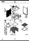 BODY PARTS Diagram and Parts List for 32-2639-00-07  Tappan Range