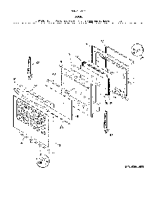Door Diagram and Parts List for 79074033314  Kenmore Range