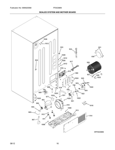 Part Location Diagram of 242261201 Frigidaire COMPRESSOR