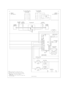 Wiring Diagram Diagram and Parts List for FPGF3077QFB  Frigidaire Range