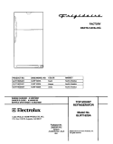 COVER Diagram and Parts List for GLRT182SAB1  Frigidaire Refrigerator