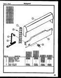 BACKGUARD Diagram and Parts List for CGC1M2WSTA  Gibson Range