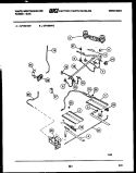 BURNER, MANIFOLD AND GAS CONTROL Diagram and Parts List for GF750NW3  Frigidaire Range
