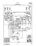 WIRING DIAGRAM Diagram and Parts List for FEFL77ABH  Frigidaire Range
