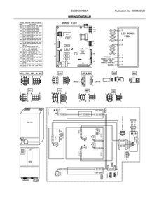 Wiring Diagram Diagram and Parts List for EI23BC35KSBA  Electrolux Refrigerator