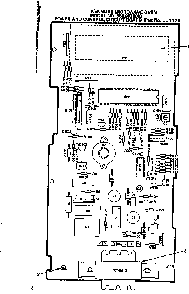 Power And Control Circuit Board Diagram and Parts List for 5649978013  Kenmore Microwave
