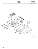 DRAWER Diagram and Parts List for FEB30XPFCA  Frigidaire Warming Drawer