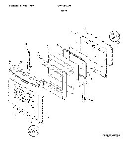 Part Location Diagram of 316575958 Frigidaire HINGE