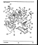 MOTOR, BLOWER AND CABINET PARTS Diagram and Parts List for LCG731LL0  Frigidaire Washer Dryer Combo