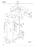 CABINET Diagram and Parts List for MRT15CSEWE  Uni Refrigerator