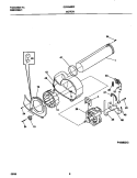 MOTOR Diagram and Parts List for GDE546RFS0  Gibson Dryer