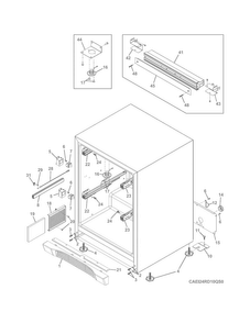 Part Location Diagram of 5304496727 Frigidaire GRILLE