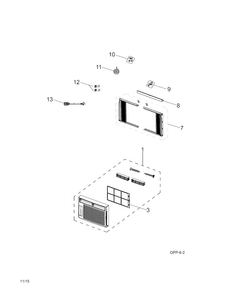 Part Location Diagram of 5304500940 Frigidaire KNOB ASSEMBLY