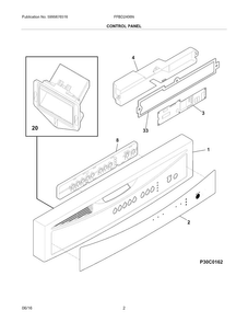 Part Location Diagram of 5304506719 Frigidaire SWITCH ASSEMBLY