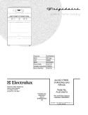 COVER Diagram and Parts List for PLGFZ397GCA  Frigidaire Range