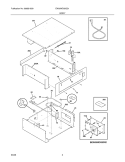 BODY Diagram and Parts List for EW30WD55GS1  Electrolux Warming Drawer