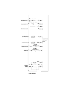 Wiring Diagram Diagram and Parts List for FFBD2411NW2A  Frigidaire Dishwasher