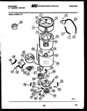 TUB DETAIL Diagram and Parts List for LCE852LL0  Frigidaire Washer Dryer Combo