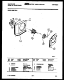 AIR HANDLING PARTS Diagram and Parts List for M208F1QA1  Kelvinator Air Conditioner
