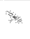 BROILER DRAWER PARTS Diagram and Parts List for 30-1149-23-01  Tappan Range