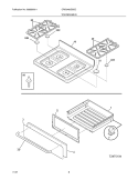 Part Location Diagram of 316202345 Frigidaire MAIN TOP